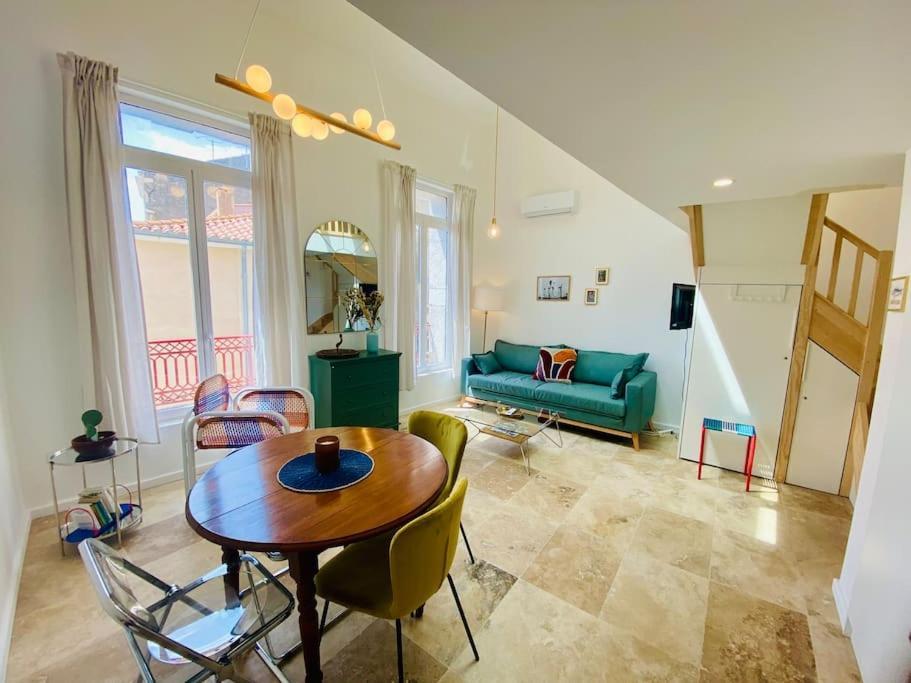 "Le Refuge" Duplex Quartier Haut, Climatise Sète Extérieur photo